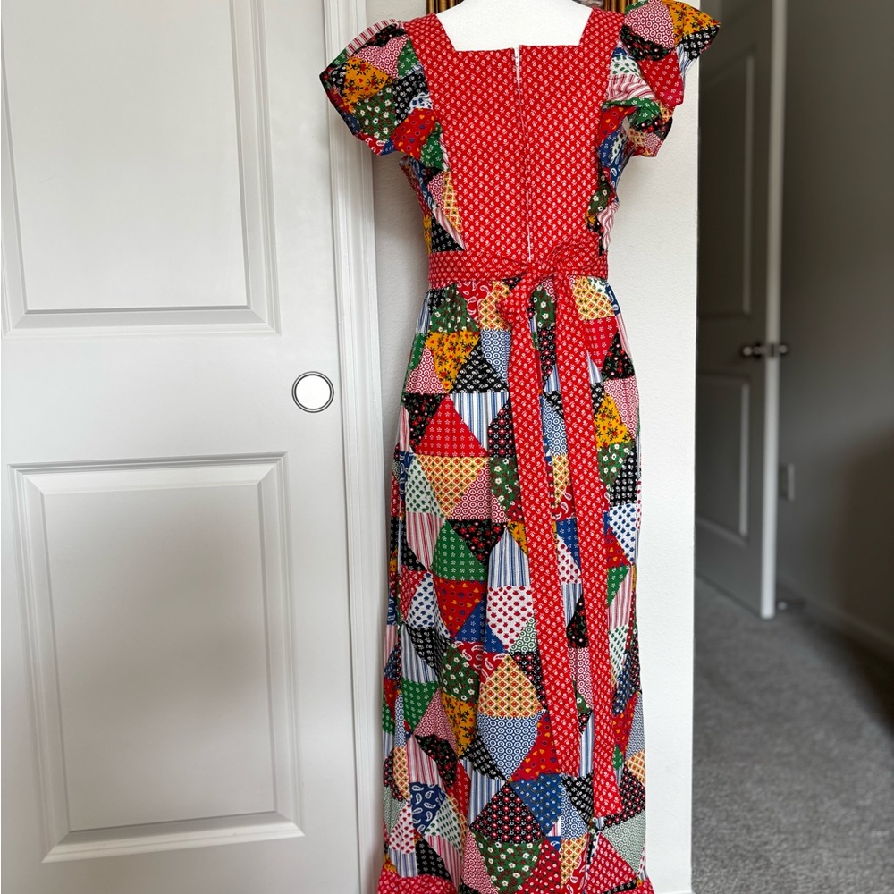OOAK Vintage Gilead patchwork dress quilt Dress size small patterned - Picture 6 of 12